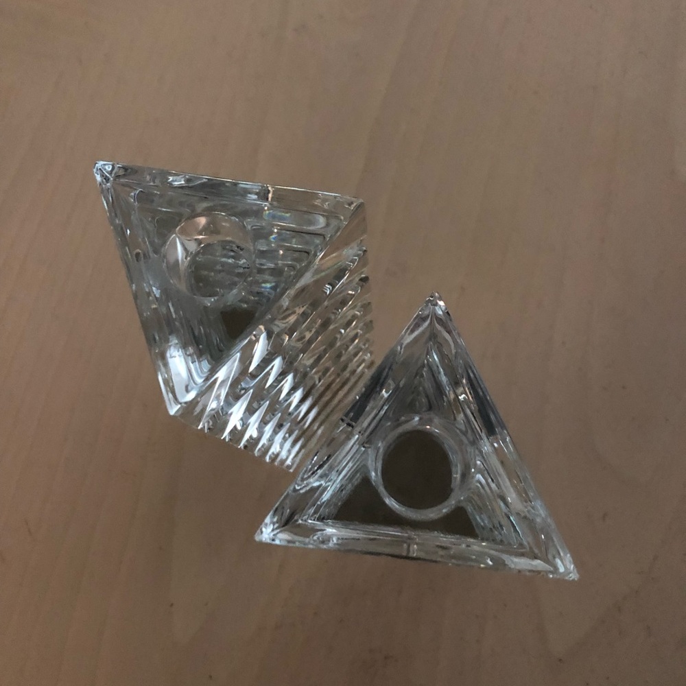 Crystal Ridel candlesticks - Picture 4 of 6